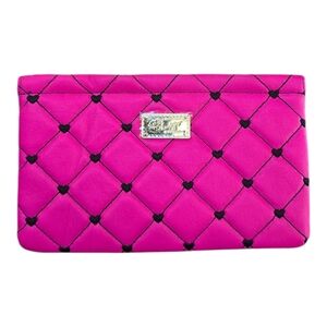 Betsey Johnson Pink Quilted Clutch   NWT